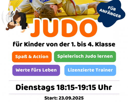 Neues Angebot: Judo für Grundschulkinder