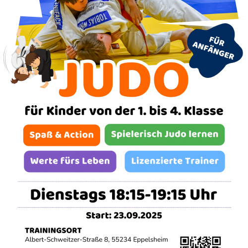 Neues Angebot: Judo für Grundschulkinder